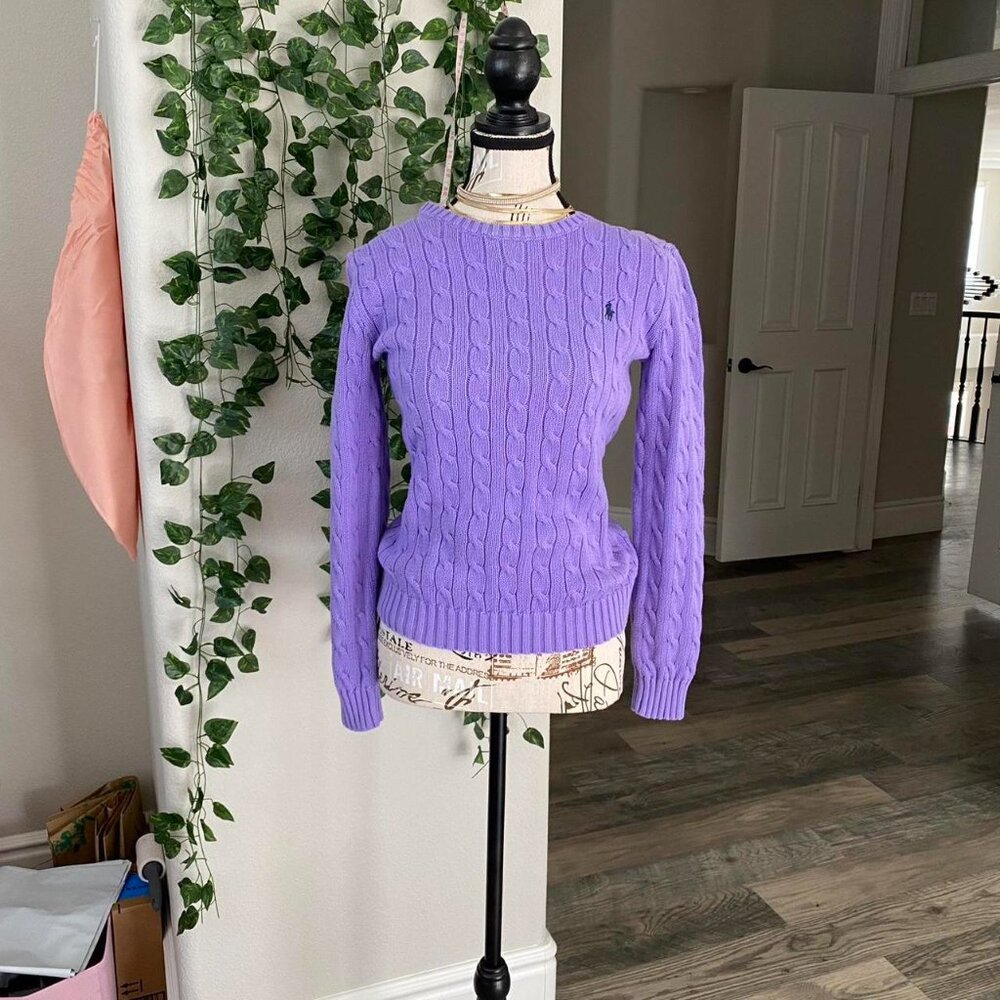 Womens POLO Ralph Lauren Cable Knit Sweater